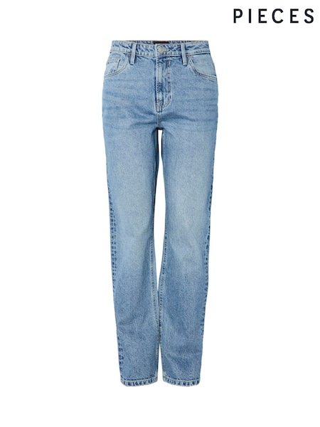 PIECES Blue Mom Jeans (V23592) | £40