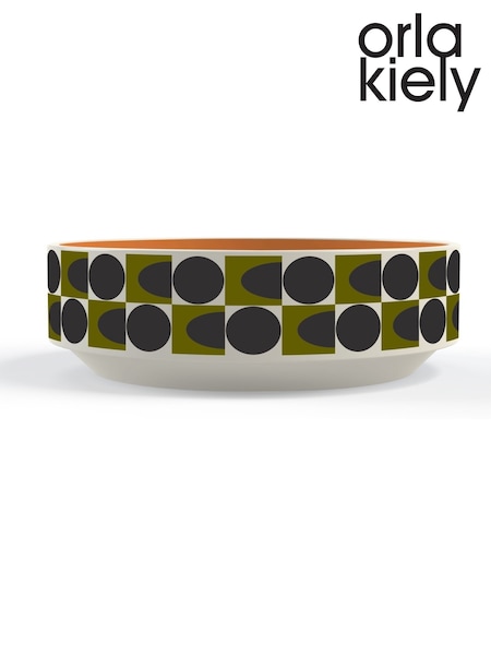 Orla Kiely Multi Spot Square Oval Fruit Bowl (V23943) | £40