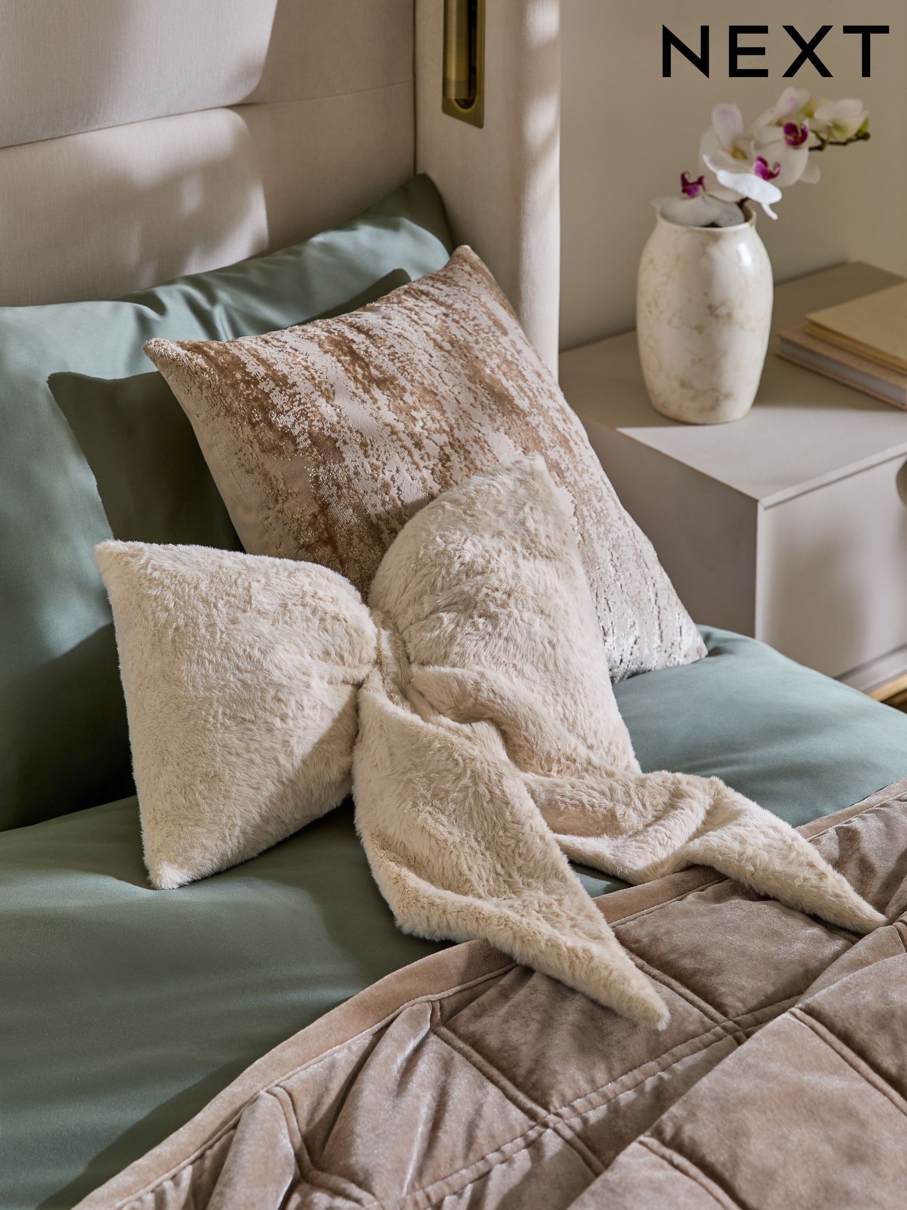 Faux Fur Cushions | Fluffy Cushions | Next UK