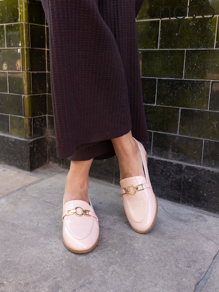 Novo Nude Standard Fit Celeste Ring Trim Loafers (V24162) | £34