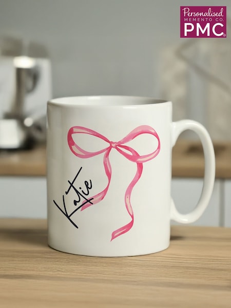 Personalised Bow Mug by PMC (V24478) | £12