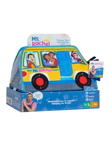 Spin Master Toys Ms Rachel Tummy Time Activity Bus (V24534) | £28