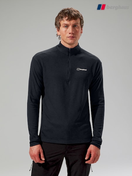 Berghaus Black Mens Ivyhill Half Zip Fleece (V24570) | £50