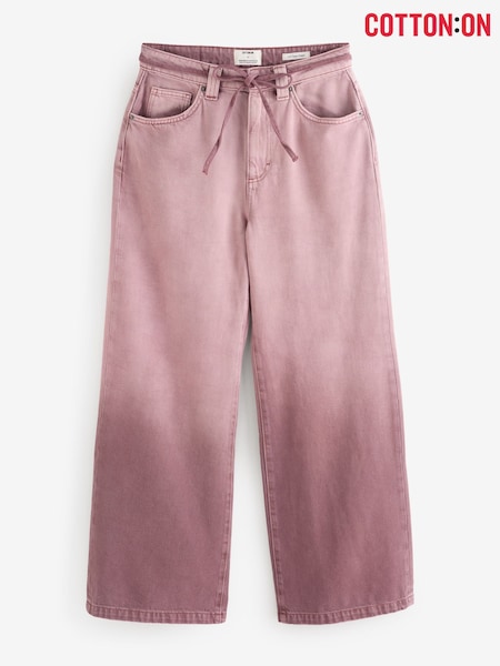 Cotton On Pink Low Super Baggy Jeans (V24746) | £55