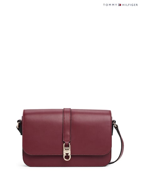 Tommy Hilfiger Red Flap Cross-Body Bag (V24761) | £140