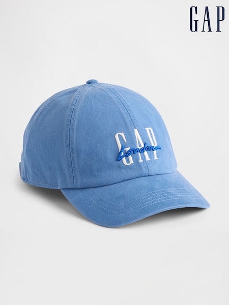 Gap Blue London Logo Baseball Hat (V24838) | £18