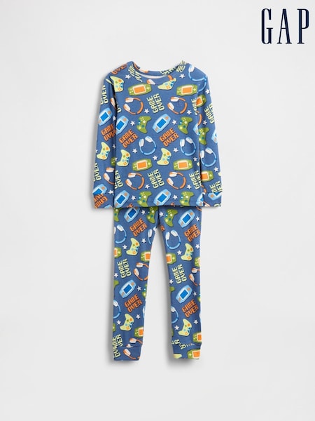 Gap Blue Gamer Brushed Cotton Pyjamas (6mths-5yrs) (V24894) | £18