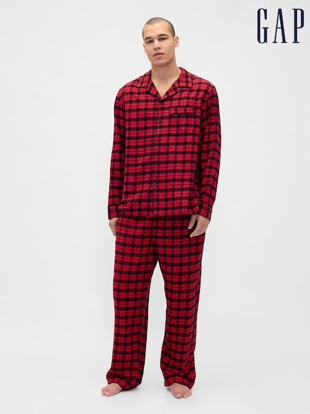Gap Red Softest Flannel Pyjamas Set (V24937) | £50