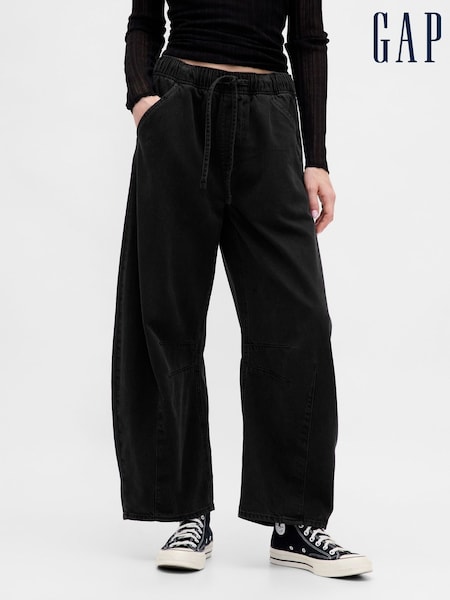 Gap Black Mid Rise UltraSoft Easy Horseshoe Jeans (V24990) | £50