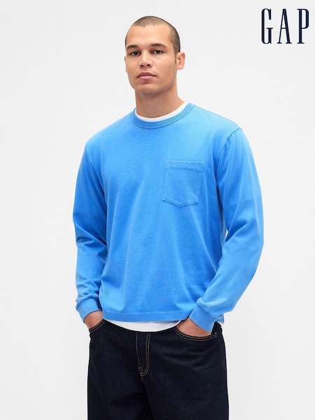 Gap Blue Heavyweight Relaxed T-Shirt (V25009) | £35