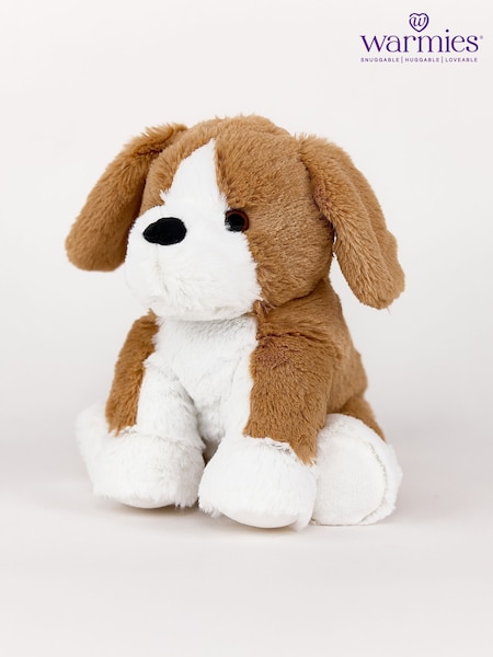 Warmies Brown and White Large Beagle Fully Heatable Plush Toy (V25029) | £24