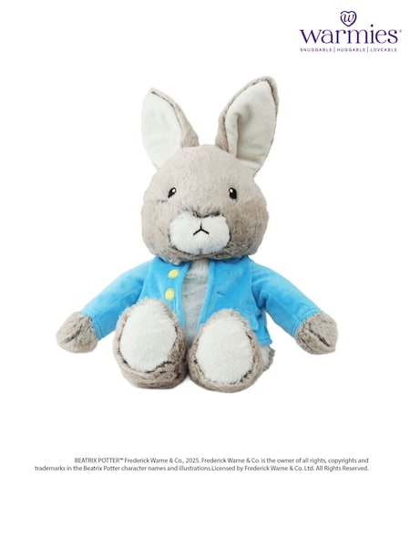 Warmies Blue Large Peter Rabbit Fully Heatable Plush Toy (V25040) | £24