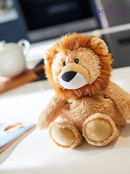 Warmies Orange Large Lion Fully Heatable Plush Toy (V25053) | £24