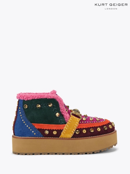 Kurt Geiger London Pink Mansion Cosy Boots (V25387) | £269