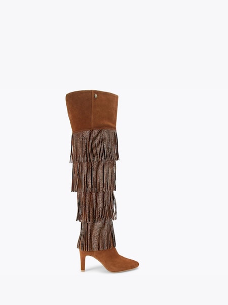 Kurt Geiger London Shoreditch Otk Nude Boots (V25391) | £369