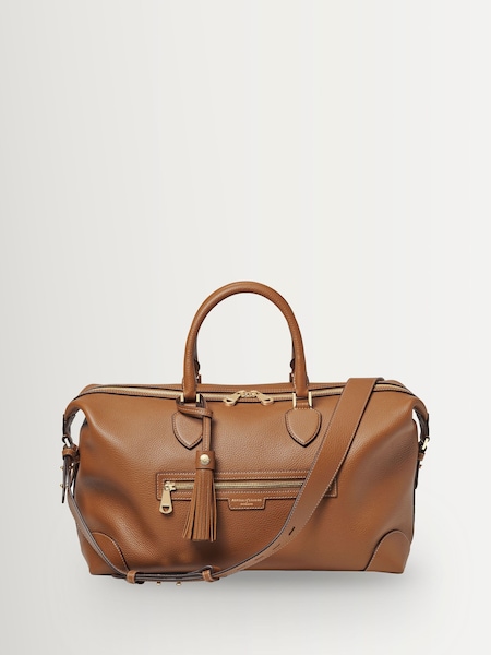 Aspinal of London Brown Large Hudson Bag Pebble (V25417) | £695