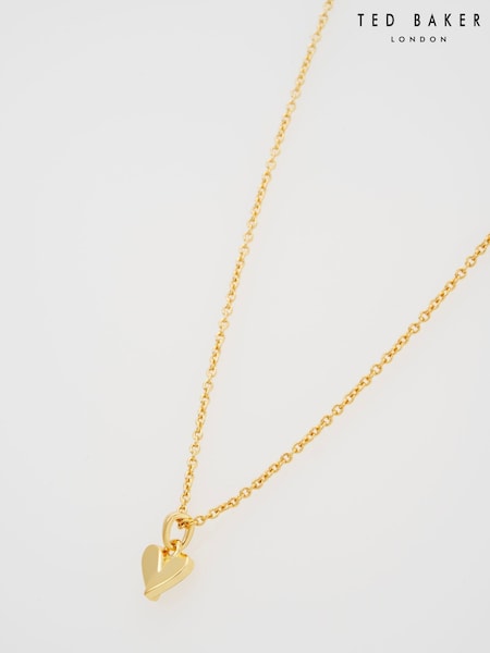 Ted Baker Gold Tone Alicia: Abstract Heart Pendant Necklace (V25599) | £33