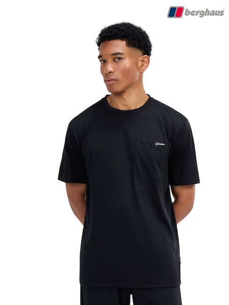 Berghaus Black Mens Relaxed Short Sleeve Tech T-Shirt (V25643) | £45