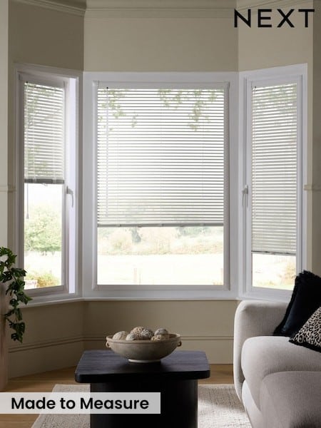 Porcelain Made To Measure Perfect Fit 25mm Aluminium Venetian Blinds