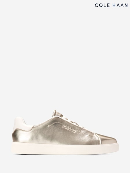 Cole Haan Gold GrandPrø Luxe Slip On Trainers (V25746) | £130