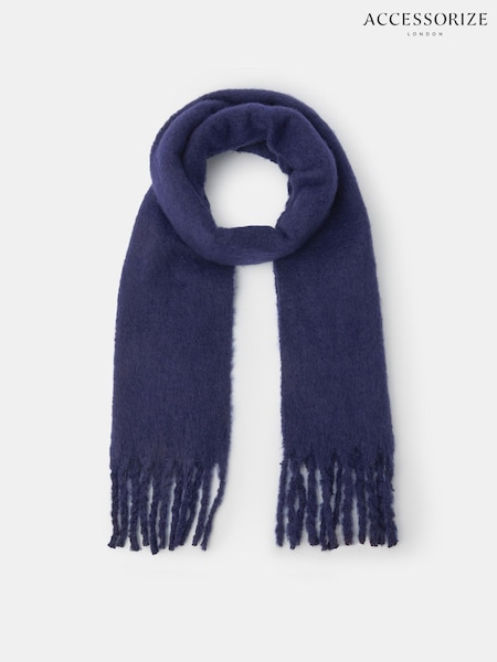 Accessorize Blue Super Soft Plain Scarf (V26664) | £22
