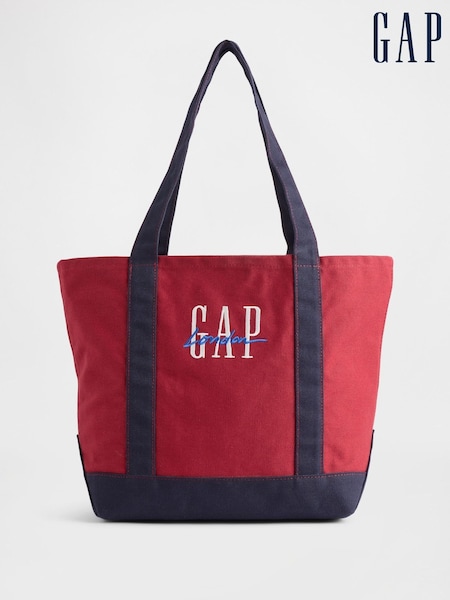 Gap Red London Logo Canvas Tote Bag (V26710) | £45
