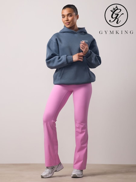 Gym King Pink 365 Flared Yoga Leggings Regular (V26968) | £35