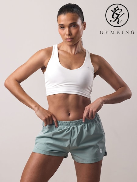 Gym King Green 365 Woven Grindle Shorts (V26972) | £32