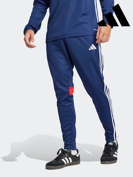 adidas Blue Tiro 25 Essentials Training Tracksuit Bottoms (V26982) | £38