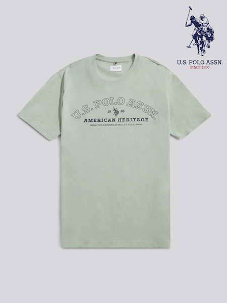 U.S. Polo Assn Green Heritage Graphic T-Shirt (V27067) | £28