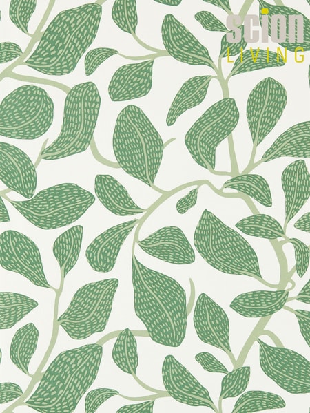 Scion Green Sweet Bay Oakham 10M Wallpaper (V27651) | £76