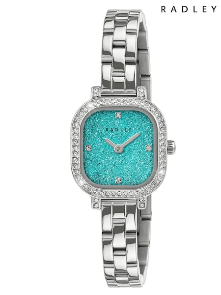 Radley Silver Gold Plated Mother Of Pearl Stone Set Case Bracelet Watch RY4660 (V27675) | £95