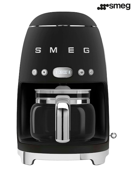 Smeg Black 50s Style 1.4L Drip Coffee Machine (V27690) | £220