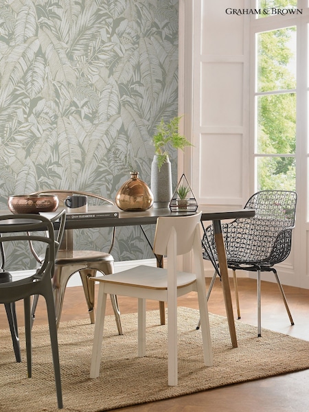 Graham & Brown Sage Paradys 10M Wallpaper (V27711) | £95