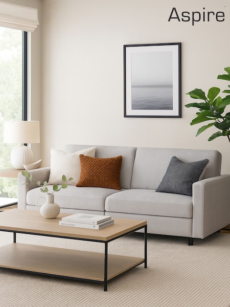 Aspire Furniture Grey Vault Sofa Bed with Dual Storage (V28040) | £610
