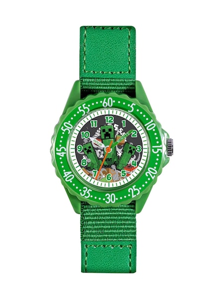Peers Hardy Green Minecraft Easy Fastening Time Teacher Watch (V28062) | £20