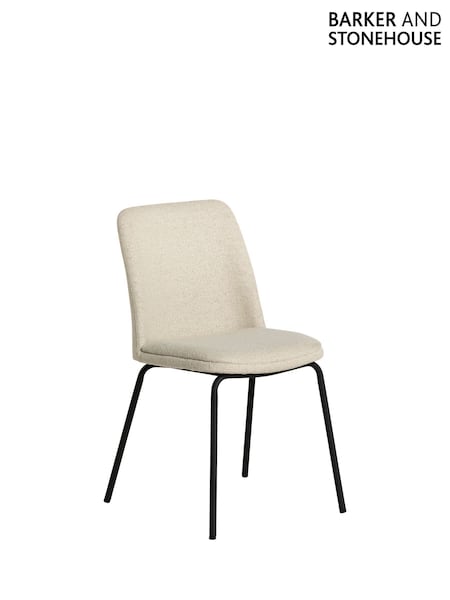 Barker and Stonehouse Natural Aria Fabric Dining Chair (V28131) | £115
