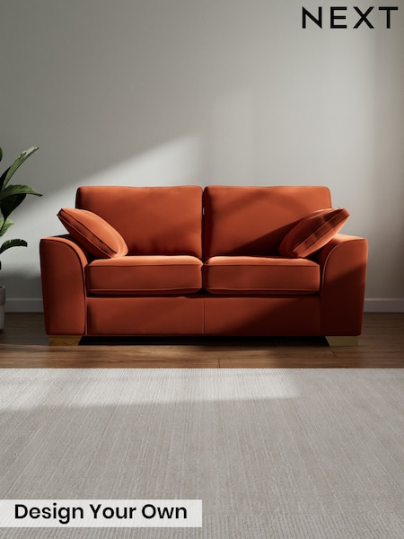 Plush Velvet Easy Clean/Ginger Orange - Stamford