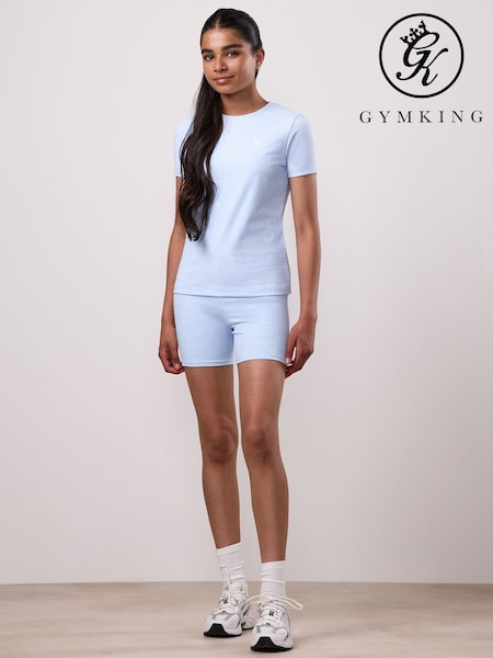 Gym King Blue Kids 365 Short Sleeve T-Shirt (V29764) | £22