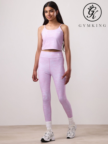 Gym King pink Kids 365 Leggings (V29784) | £22