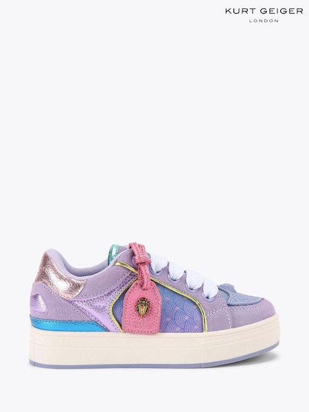 Purple - Kurt Geiger London Mini Southbank Tag Trainers