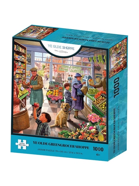 Kidikraft Ye Olde Shoppe Collection Greengrocer 1000 Piece Jigsaw Puzzle (V29923) | £16