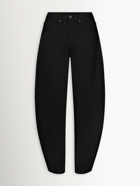 FRAME Black The Bubble Barrel Jeans (V30325) | £310