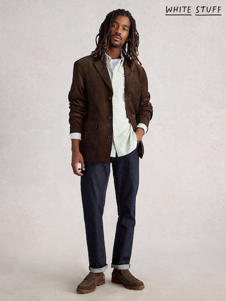 White Stuff Brown Cord Blazer (V30571) | £110