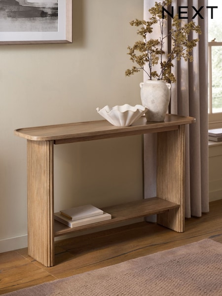 Bourton Solid Mango Wood Console Table
