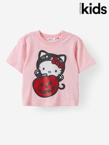 Cotton On Pink Bobbi Short Sleeve T-Shirt (V30978) | £12