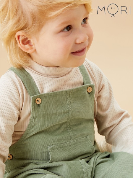 MORI Green Supersoft Dungarees (V31009) | £35 - £37