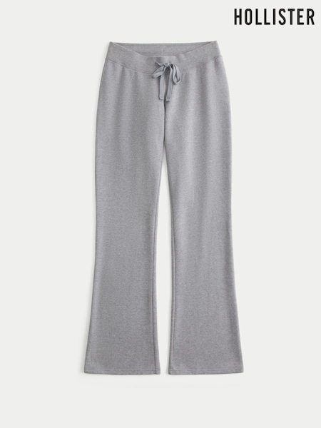 Hollister Grey Low Rise Bootcut Flare Joggers (V31134) | £40