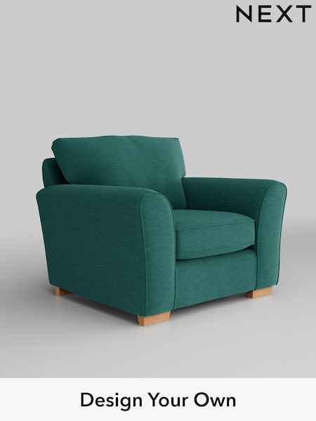Fine Chenille Easy Clean/Dark Juniper Green Michigan Ii (V31229) | £625
