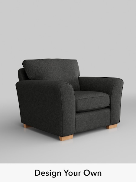 Tweedy Blend Easy Clean/Charcoal Grey Michigan Ii (V31249) | £525